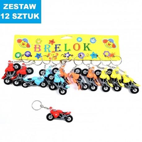 BRELOKI "MOTORY - 7" - 12 szt.