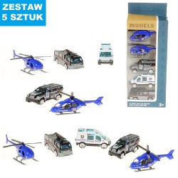 POJAZDY "POLICE" (SERIA 4) - 5 szt.