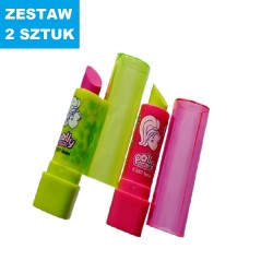 GUMKI SZKOLNE  "POMADKA - POLLY" - 2 szt.