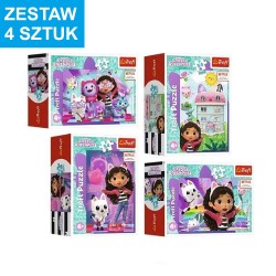 MINI PUZZLE  "GABBY"- 4 szt.