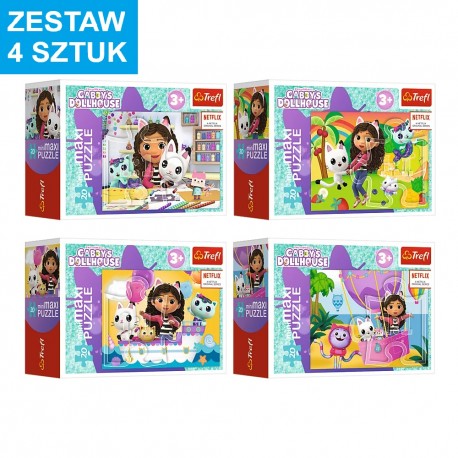 MAXI PUZZLE  "GABBY"- 4 szt.