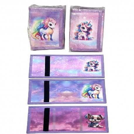 PORTFEL "TĘCZOWY - MIX"  - 1 szt.