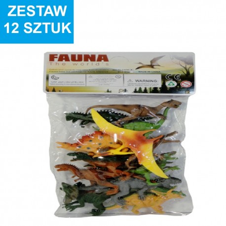 DINOZAURY "SERIA - 57" - 12 szt.