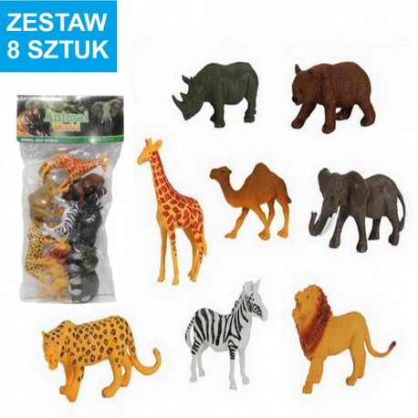 ZWIERZĄTKA  DZIKIE "SERIA - 26"- 8 szt.