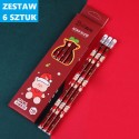 OŁÓWKI ŚWIĄTECZNE (seria - 2) - 6 szt.