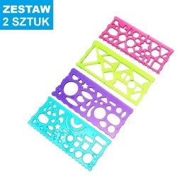 SZABLONY DO RYSOWANIA "MIX" - 2 szt.