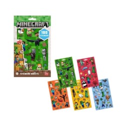 ZESTAW NAKLEJEK "MINECRAFT - MIX" - 92 szt.