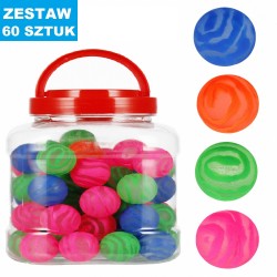 PIŁKI KAUCZUKOWE "ŚLIMAK-2" - 60 szt.