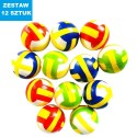 PIŁKI PIANKOWE "SIATKA" - 12 szt.