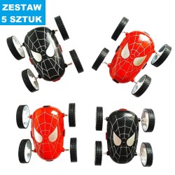 SAMOCHODY DWUSTRONNE "SPIDER" - 5 szt.