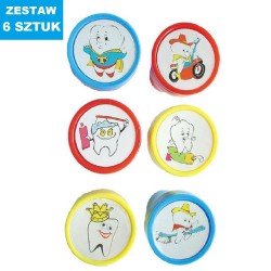 PIECZĄTKI "TOOTH" - 6 szt.