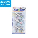 SAMOLOTY "AIRBUS" - 3 szt.