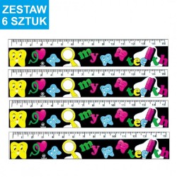 LINIJKA "ZĄBEK - 1"- 6 szt.