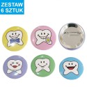 PRZYPINKI "ZĄBEK -2" - 6 szt.
