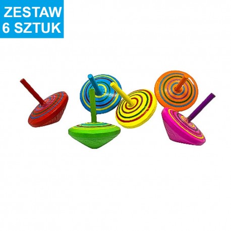 BĄCZKI "WOOD" - 6 szt.
