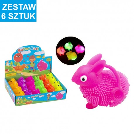 GNIOTEK GUMOWY YOYO "ZAJĄCZEK - 1" - 6 szt.