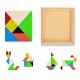 UKŁADANKA DREWNIANA "TANGRAM" - 1 szt.