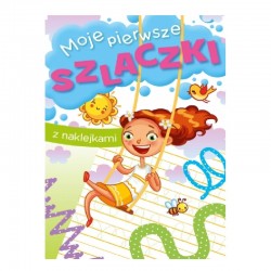 KOLOROWANKA  "MOJE PIERWSZE SZLACZKI + NAKLEJKI"