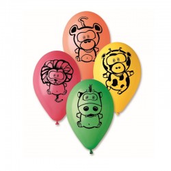 BALONY "ZWIERZĄTKA - 2" - 5 szt.