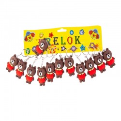 BRELOKI "MISIE - 30" - 12 szt.