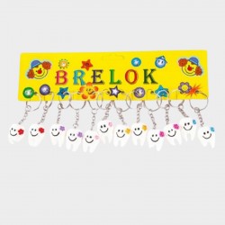 BRELOKI "WESOŁY ZĄBEK - 3" - 12 szt.