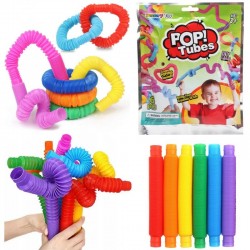 ZABAWKA SENSORYCZNA "POP TUBES" - 6 szt.