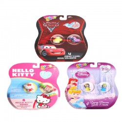 GUMKI SZKOLNE "BOHATEROWIE Z POPULARNYCH BAJEK" - 4 szt.