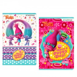 ZESZYT W KRATKĘ "TROLLS"- 1 szt.