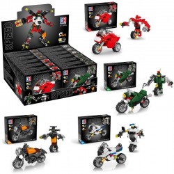 KLOCKI 2 w 1 "MOTOR + ROBOT" - 1 szt.