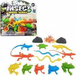 ZESTAW PŁAZY I GADY "INSECT"- 15 szt.