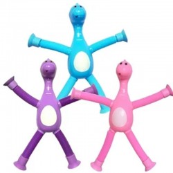 FAJNY DINOZAUR Z PRZYSSAWKAMI - 1 szt.