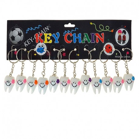 BRELOKI "WESOŁY ZĄBEK - 4" - 12 szt.