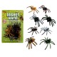 DUŻY ZESTAW PAJĄKÓW "INSECT WORLD"  - 8 szt.