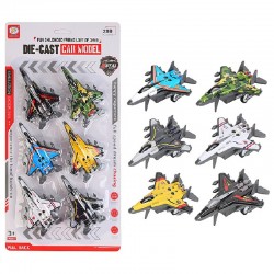 SAMOLOTY METALOWE "SQUAD 399" - 6 szt.